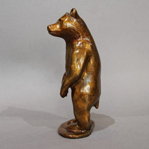 FL095 Standing Bear 7x3x3 $400 at Hunter Wolff Gallery
